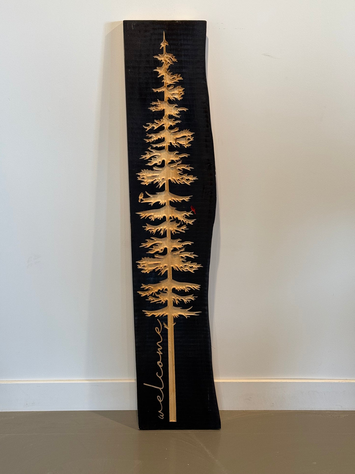 Live Edge Welcome Tree
