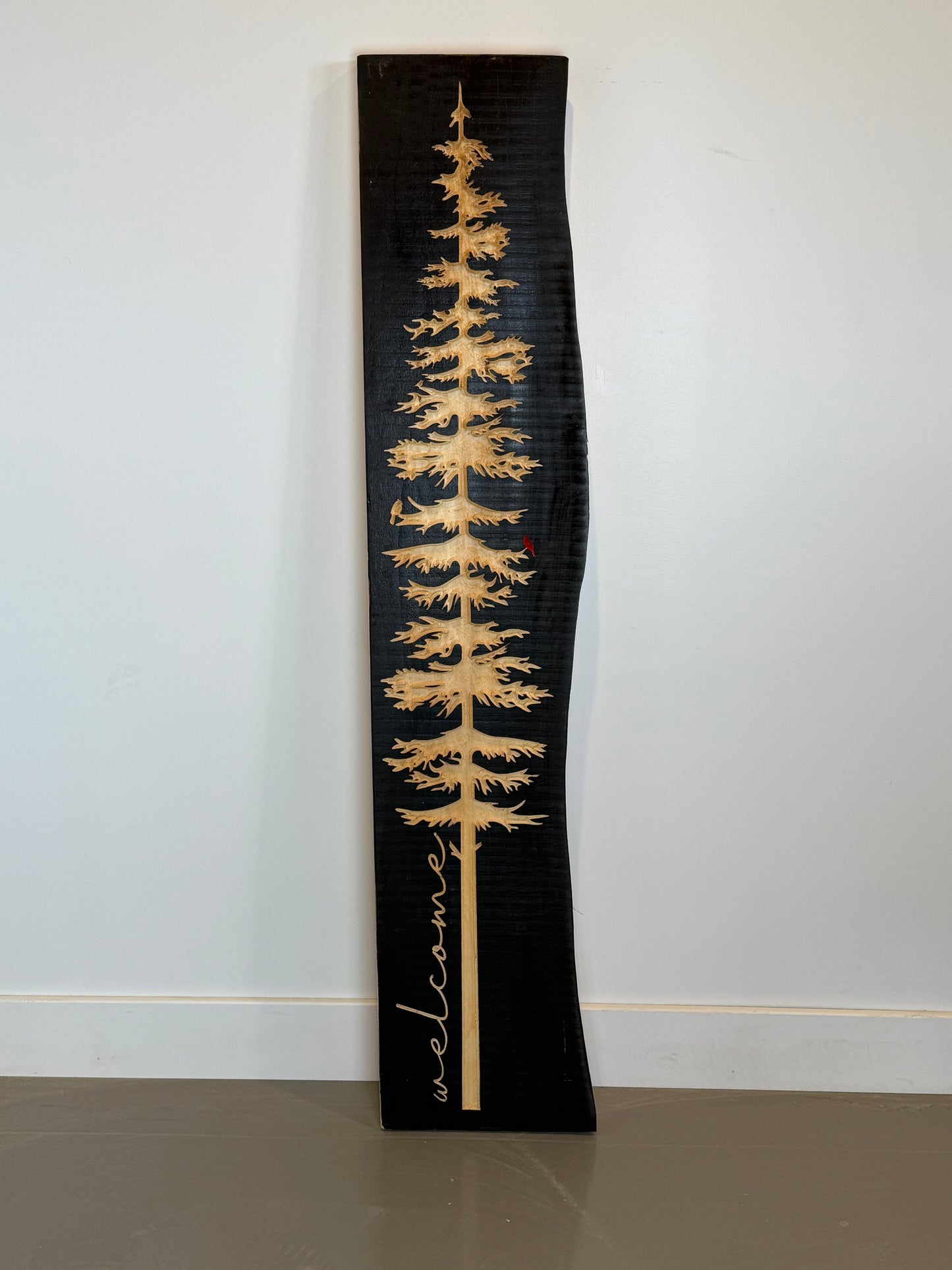 Live Edge Welcome Tree