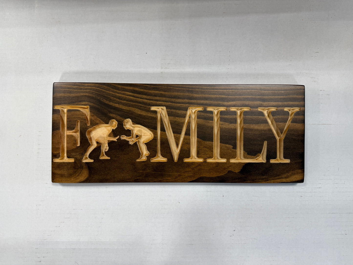 Rustic Sports Home Decor | Carved Wooden Wall Art | Made by CARVEDN