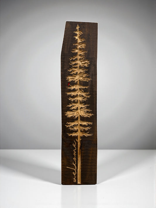 Live Edge Welcome Tree 8-27