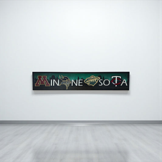 MN Colored Team Sign - Aurora