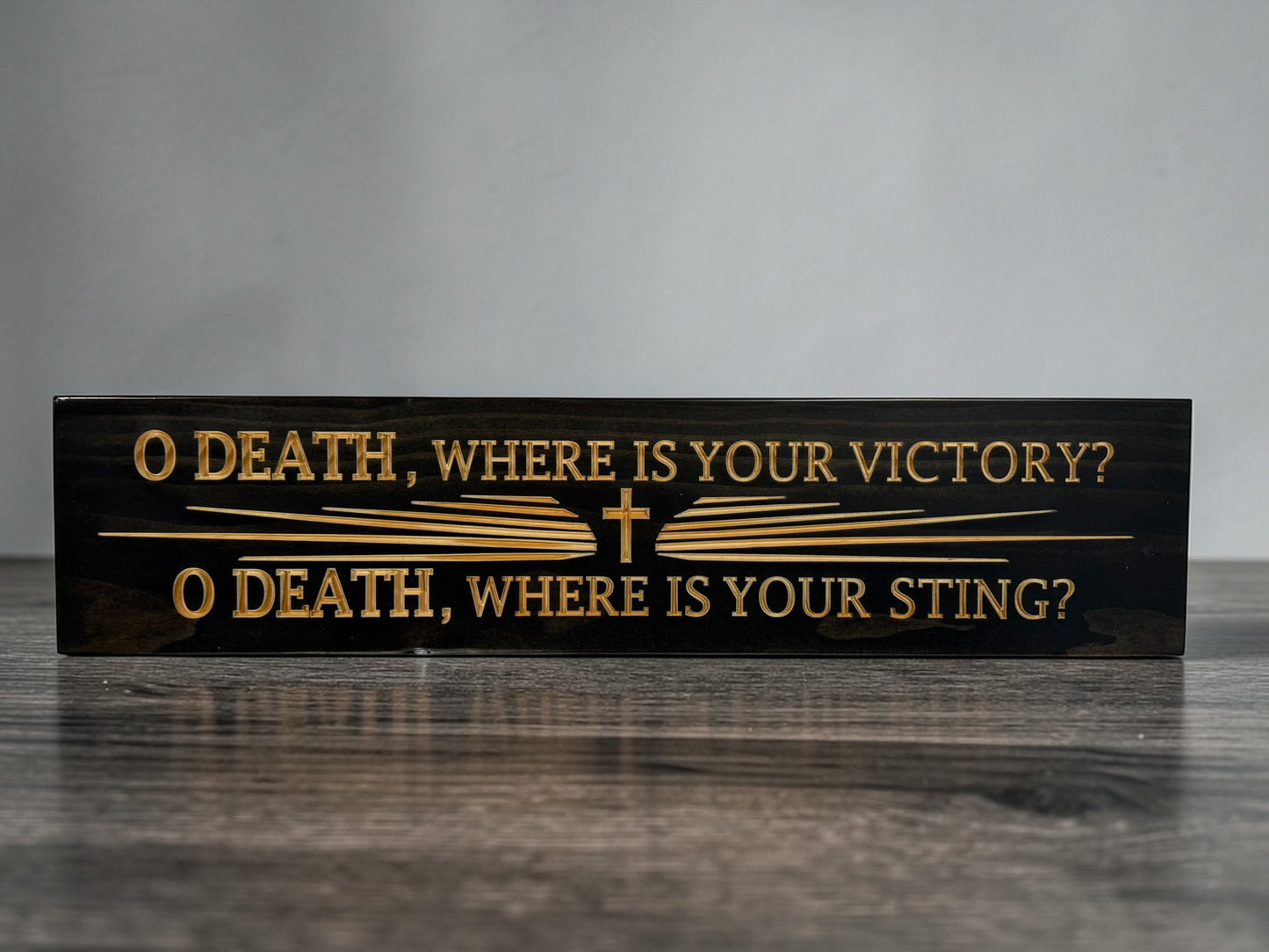 O Death, Where Is Your Victory? – 5” x 24”
