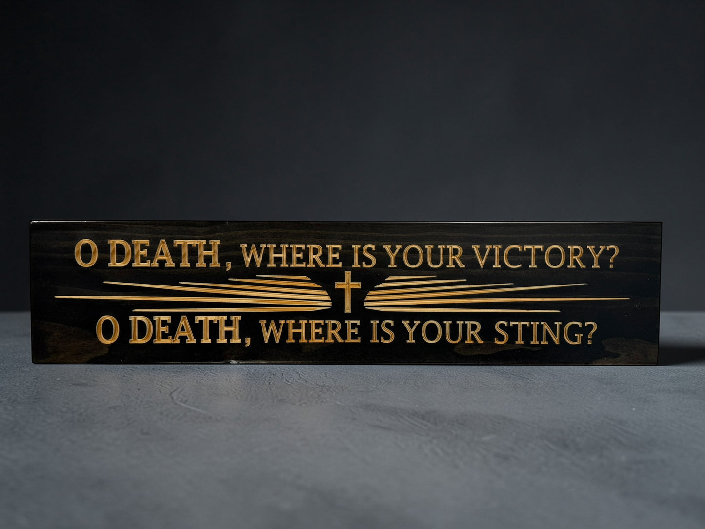 O Death, Where Is Your Victory? – 5” x 24”