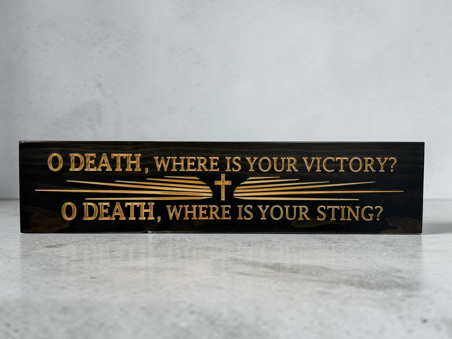 O Death, Where Is Your Victory? – 5” x 24”