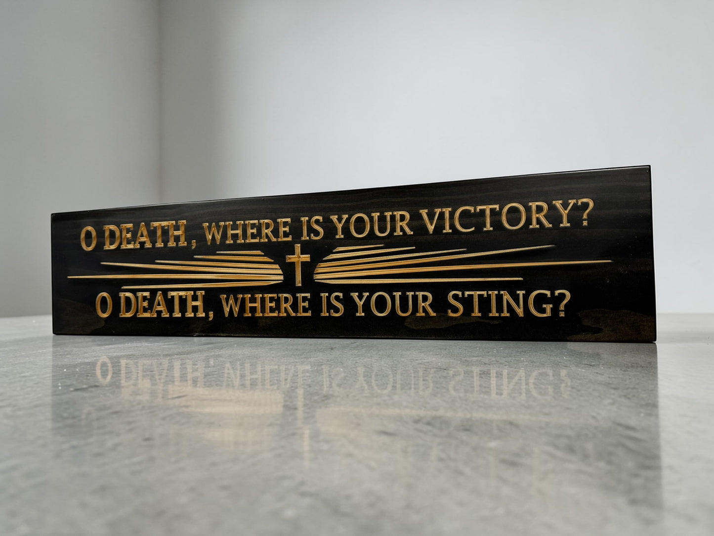 O Death, Where Is Your Victory? – 5” x 24”
