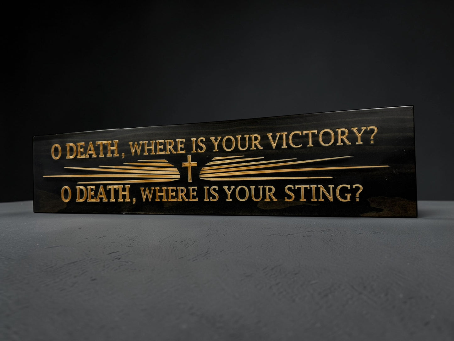 O Death, Where Is Your Victory? – 5” x 24”