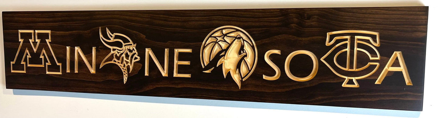 Minnesota Team Sign-Wolves-Horizontal