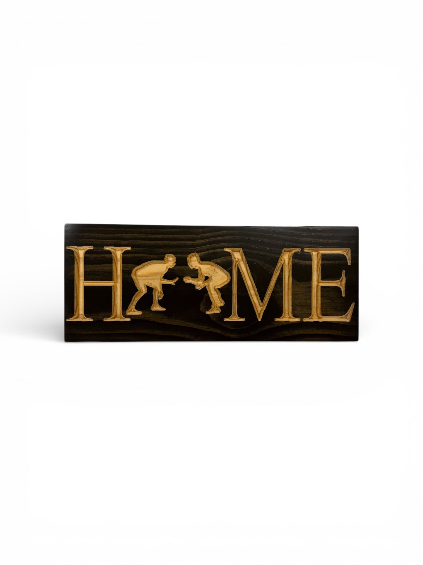 Wrestling HOME Sign – Rustic Wall Art for Wrestlers & Wrestling Families