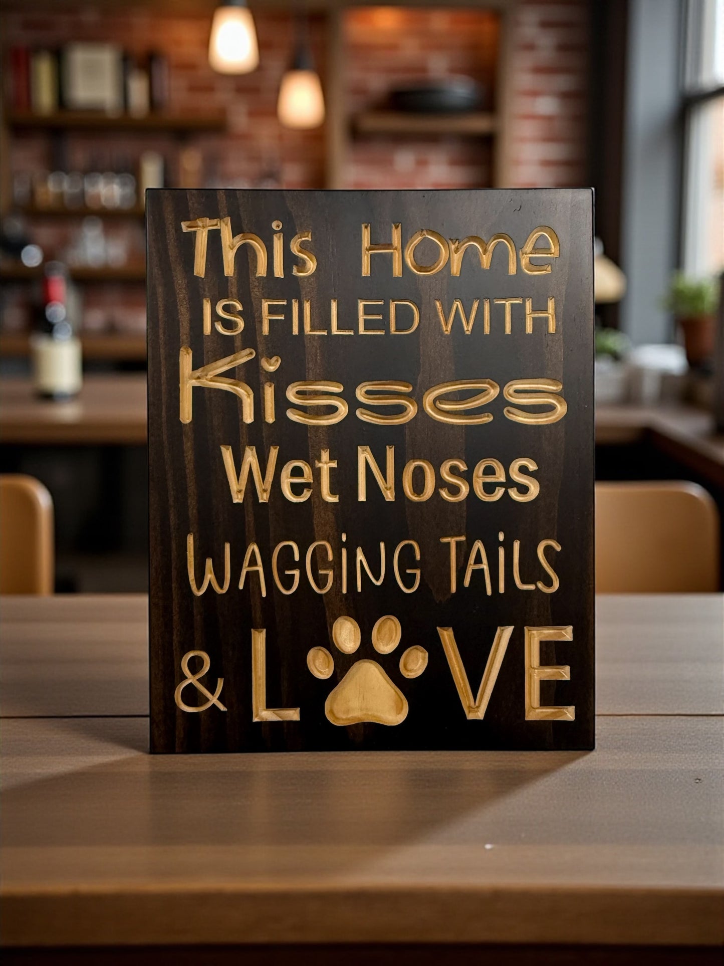 Dog Lover Sign-Wagging Tails