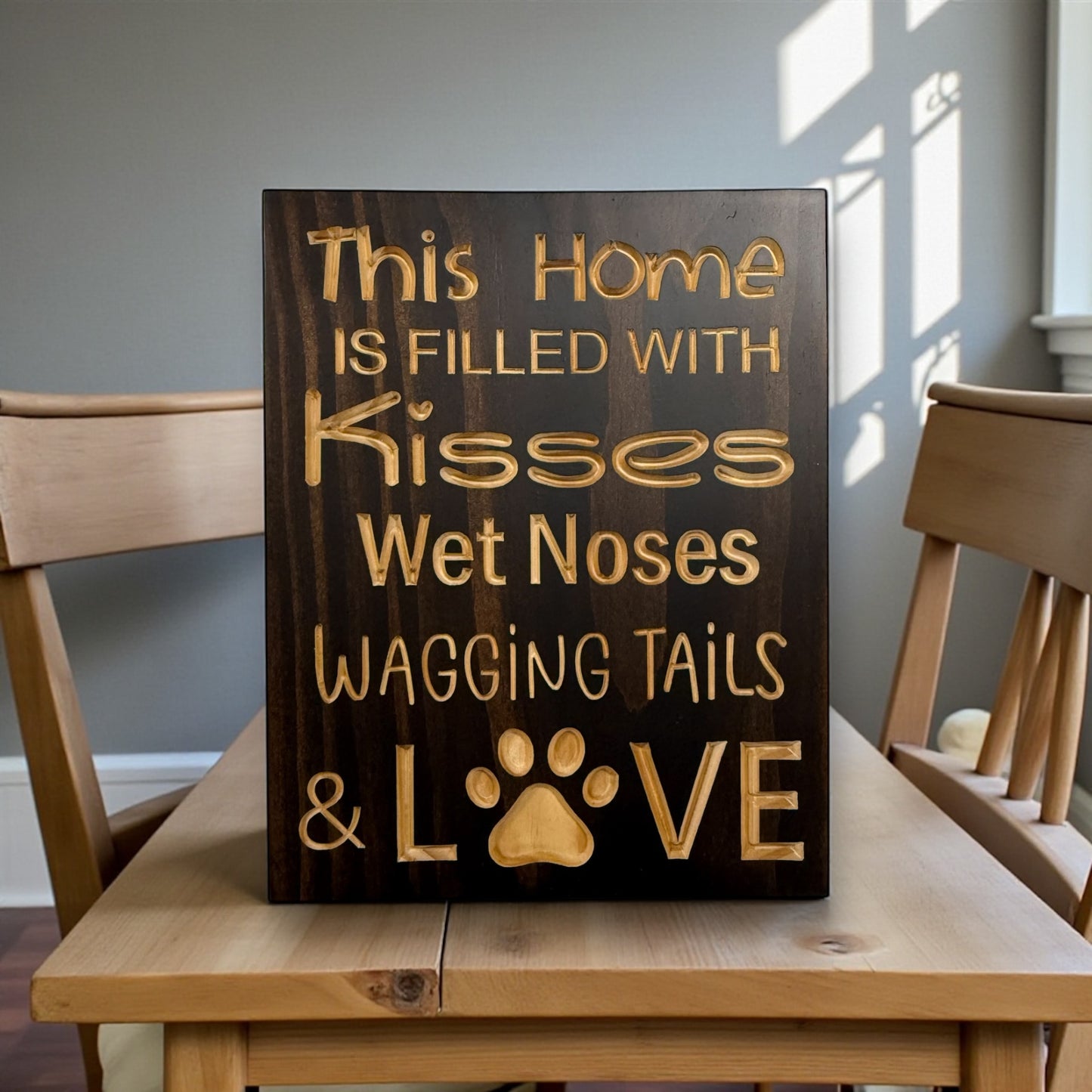 Dog Lover Sign-Wagging Tails