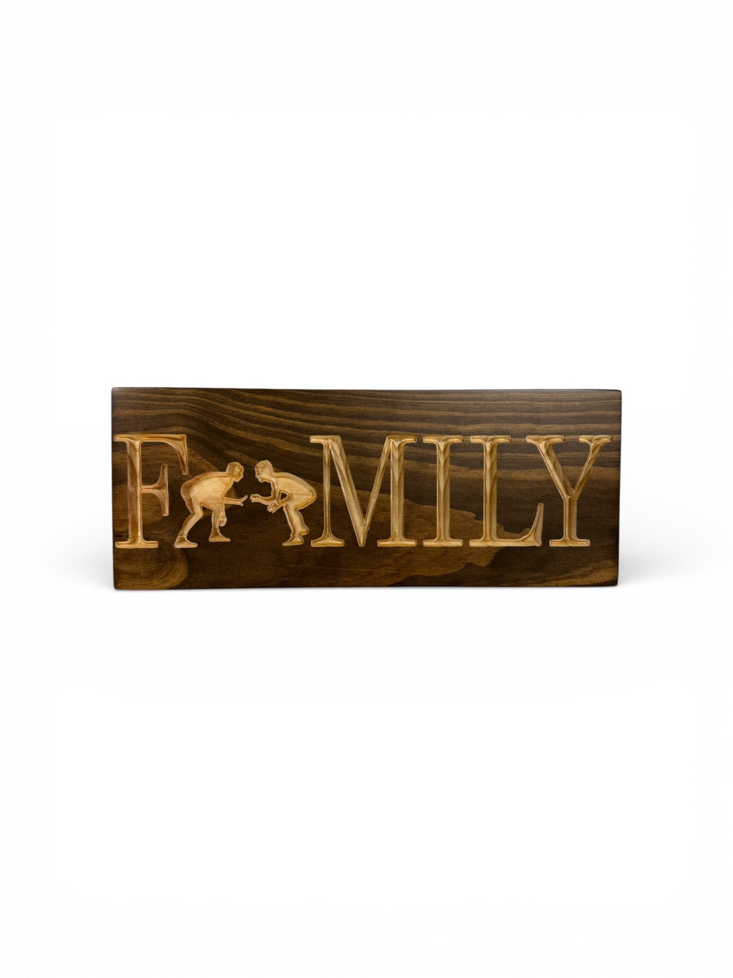 Rustic Sports Home Decor | Carved Wooden Wall Art | Made by CARVEDN