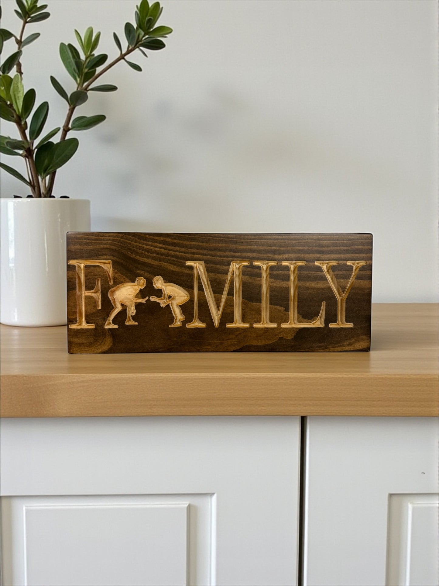 Rustic Sports Home Decor | Carved Wooden Wall Art | Made by CARVEDN