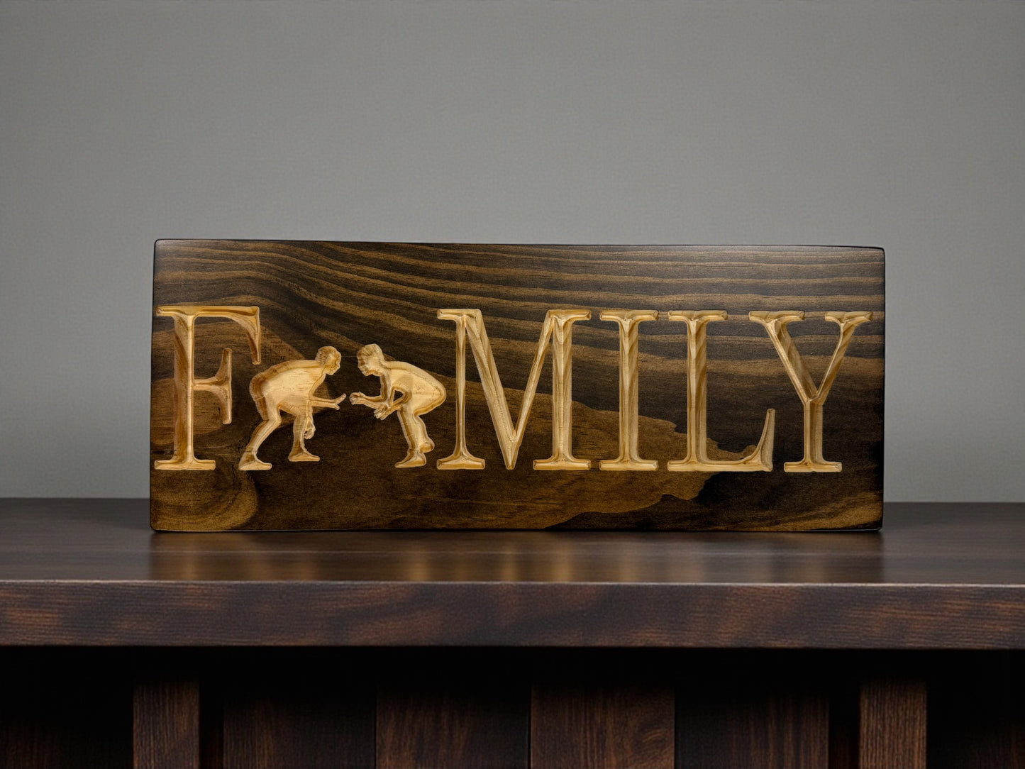 Rustic Sports Home Decor | Carved Wooden Wall Art | Made by CARVEDN