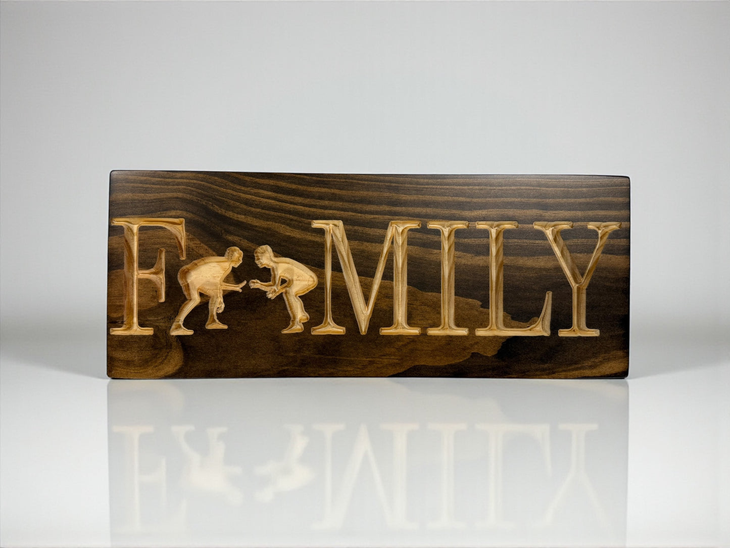 Rustic Sports Home Decor | Carved Wooden Wall Art | Made by CARVEDN