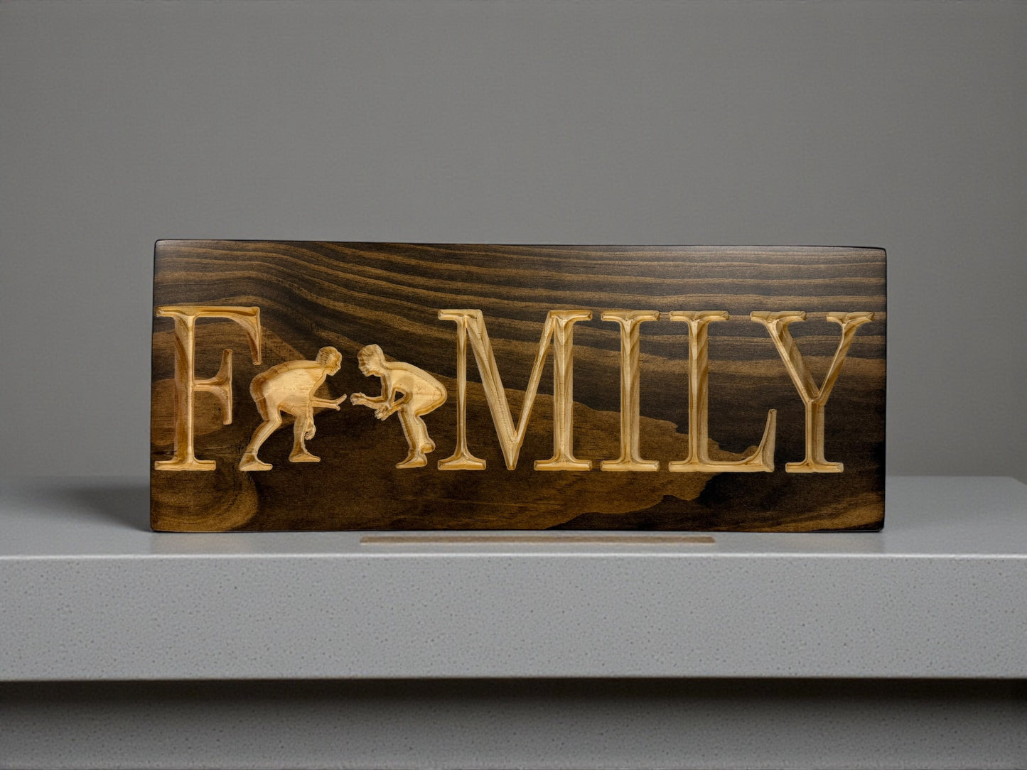 Rustic Sports Home Decor | Carved Wooden Wall Art | Made by CARVEDN