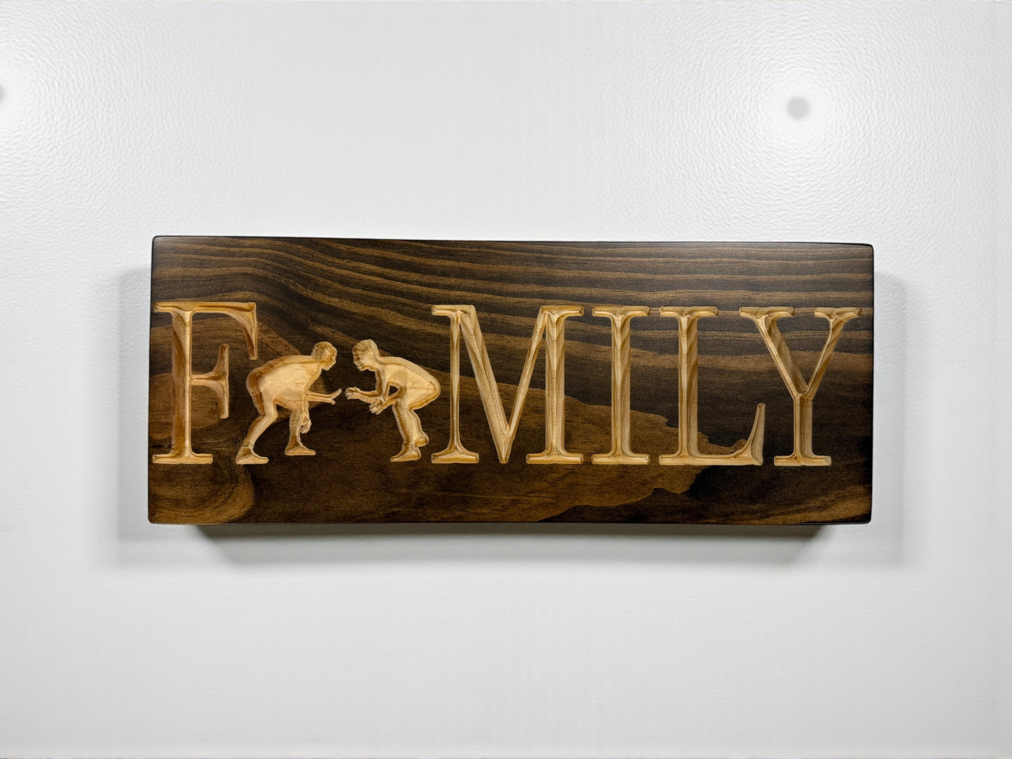 Rustic Sports Home Decor | Carved Wooden Wall Art | Made by CARVEDN