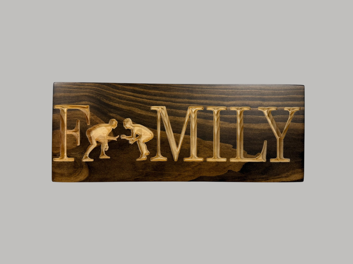 Rustic Sports Home Decor | Carved Wooden Wall Art | Made by CARVEDN