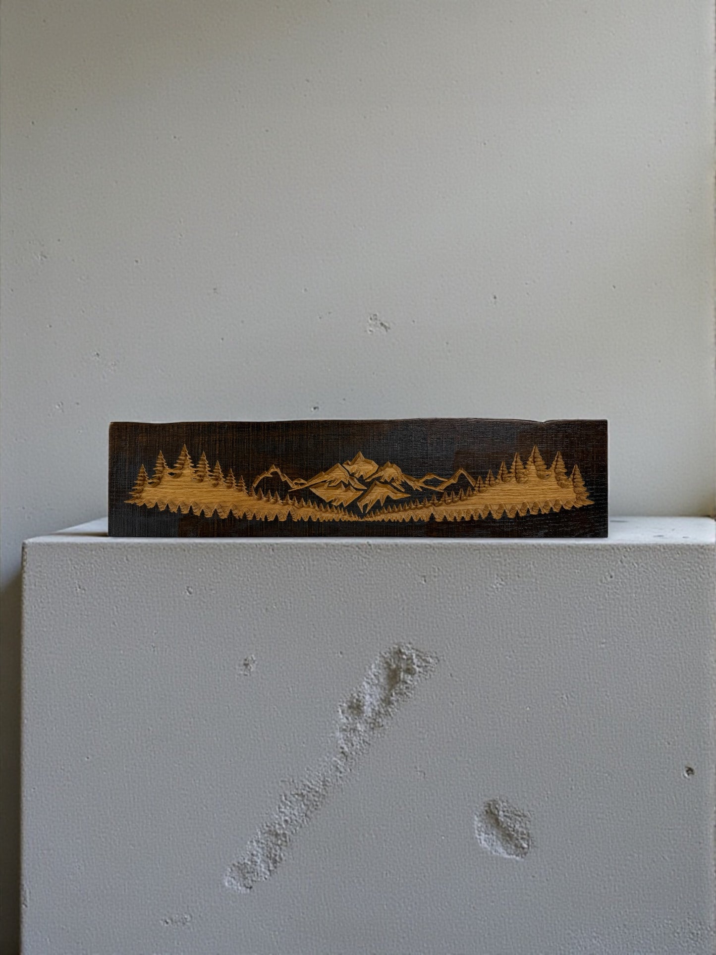 Summit Ridge Live Edge Shelf Sign – Approx. 5” x 24”