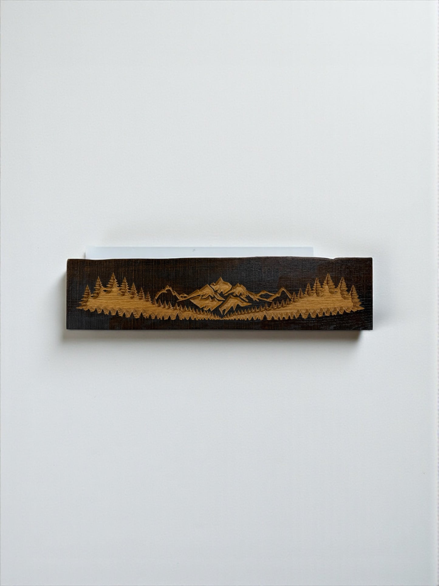 Summit Ridge Live Edge Shelf Sign – Approx. 5” x 24”