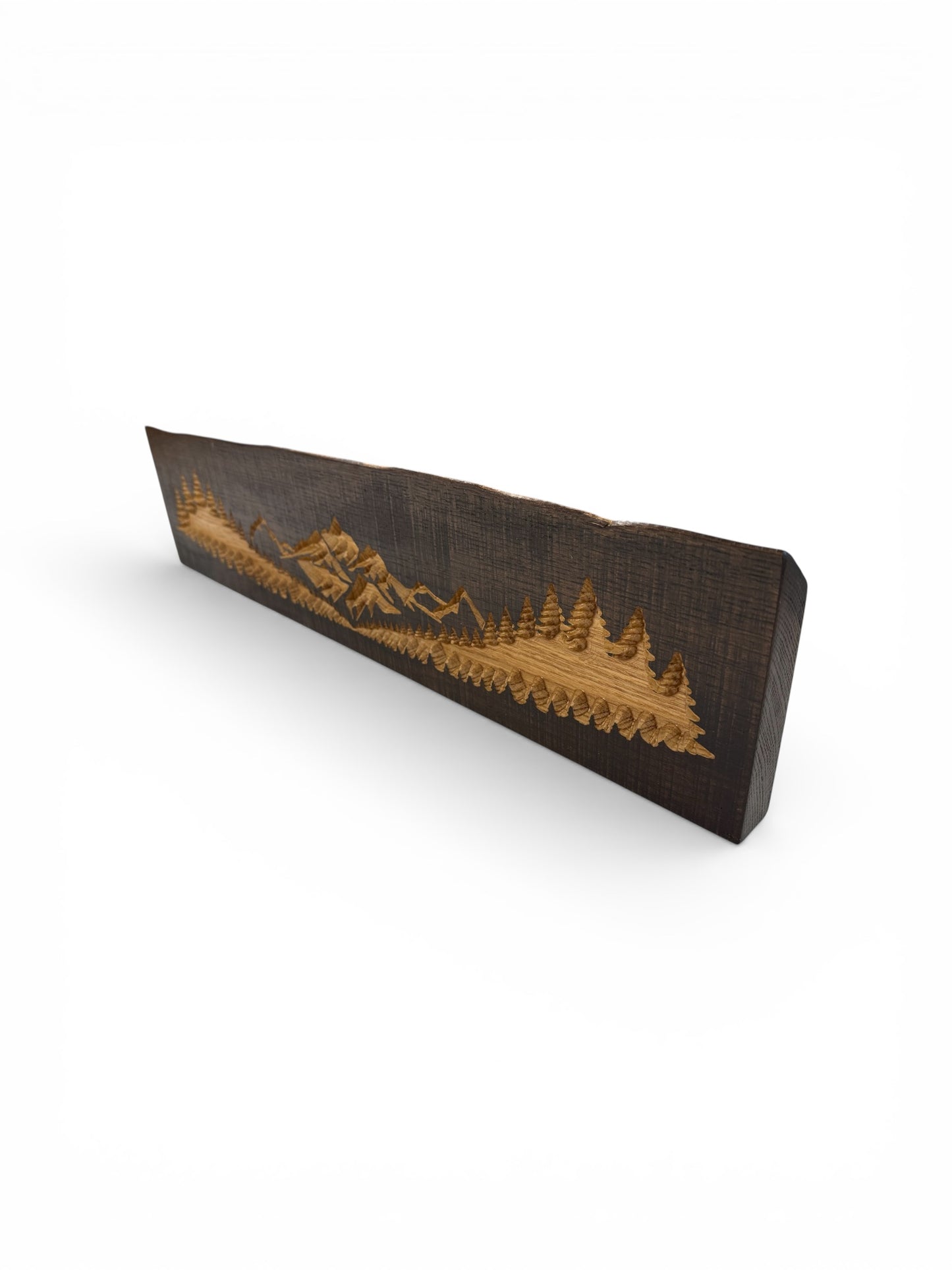 Summit Ridge Live Edge Shelf Sign – Approx. 5” x 24”