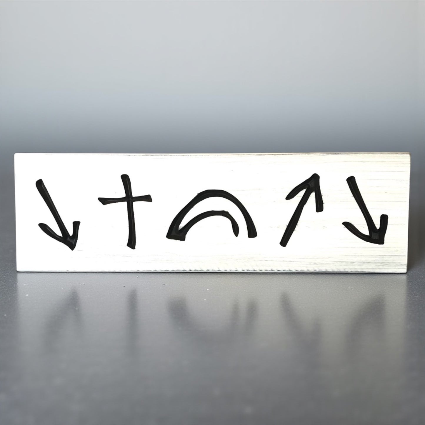The Gospel in Five Symbols Wood Sign – 7” x 18”
