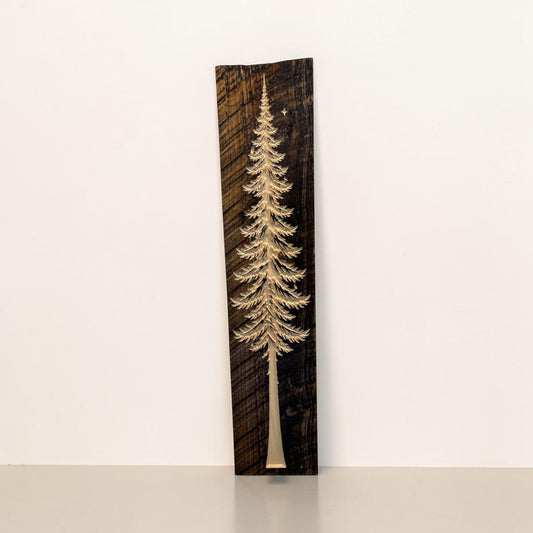 Welcome  Tree - Rough Cut Pine