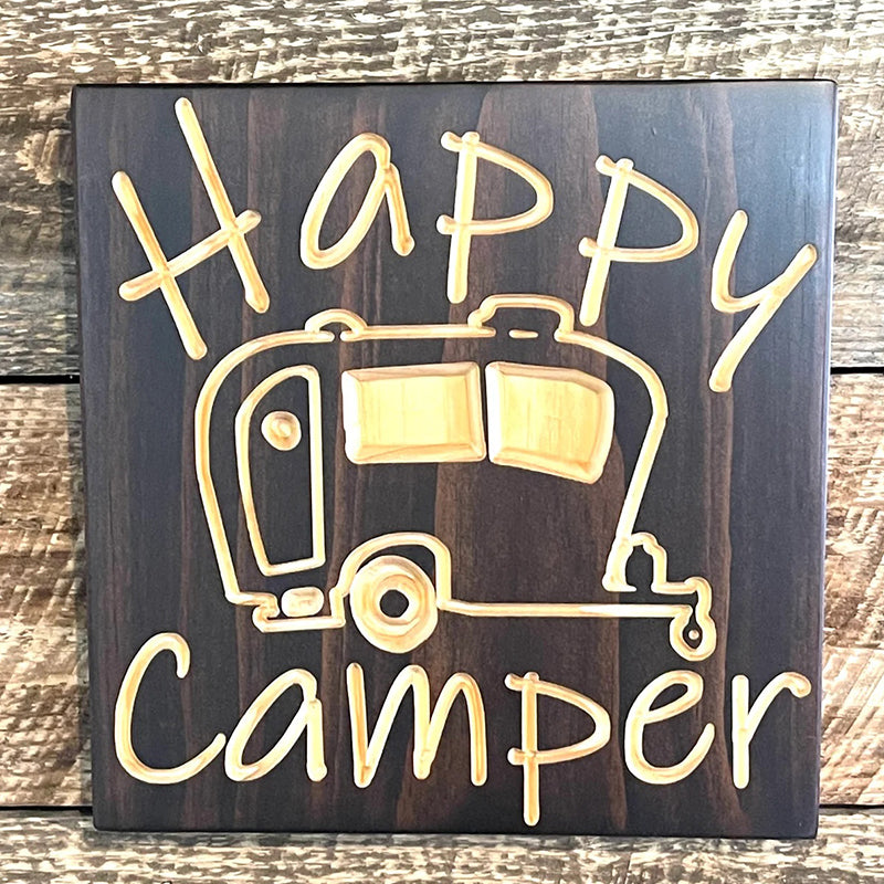 Happy Camper RV Sign