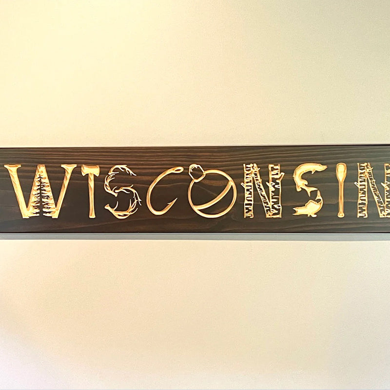 Cabin Sign Wisconsin