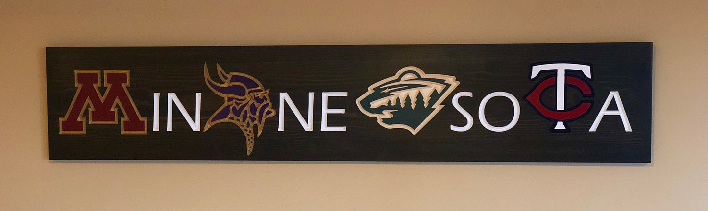 Minnesota Team Sign-Wild Color