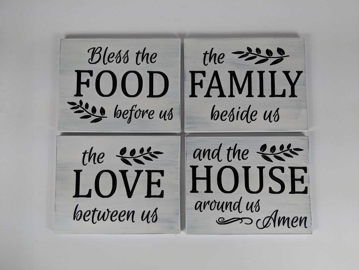 Bless the Food before us-Four Sign Set