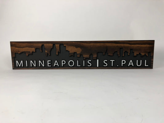 Minneapolis & St. Paul Skyline-Twin Cities