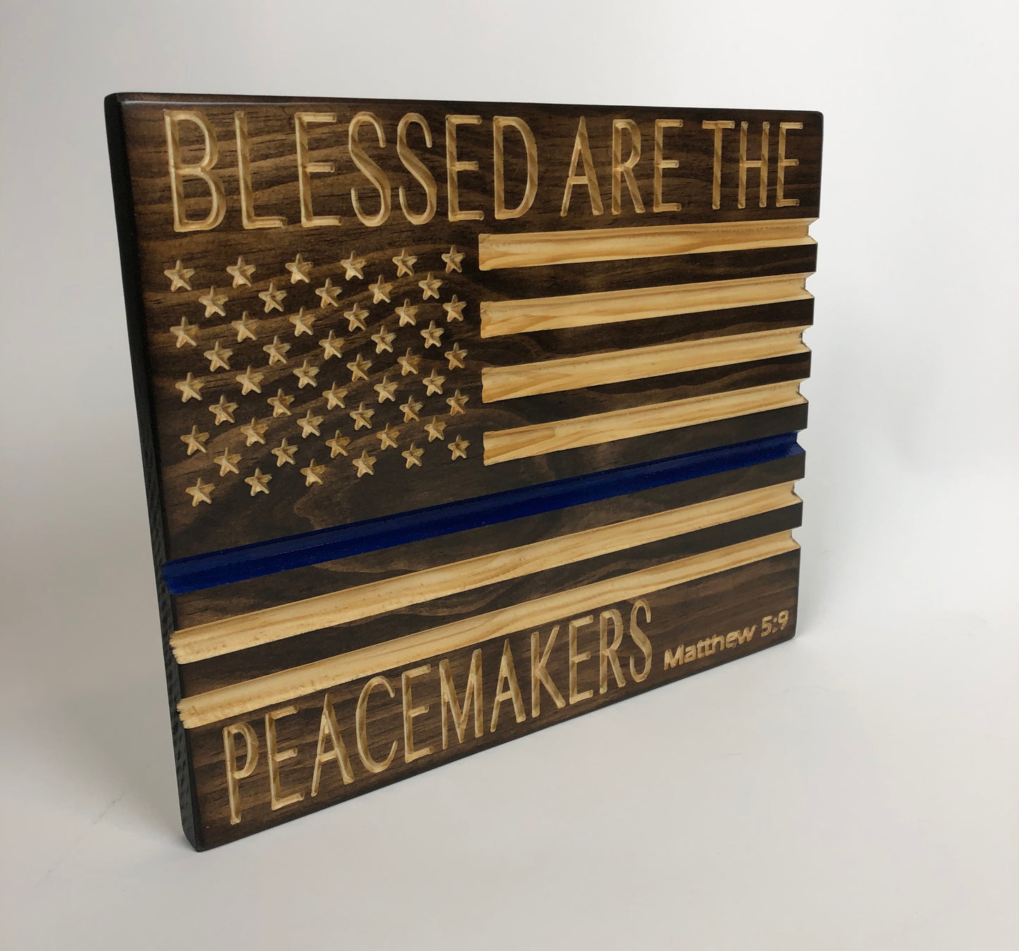 Blessed are the Peacemakers-Thin Blue/Red/Green Line