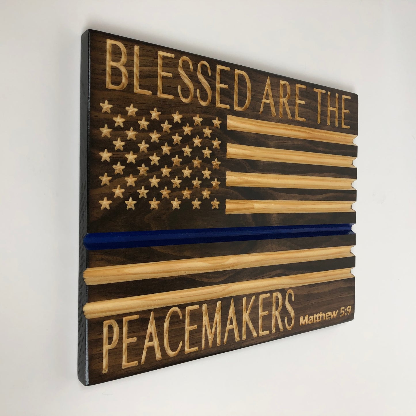 Blessed are the Peacemakers-Thin Blue/Red/Green Line