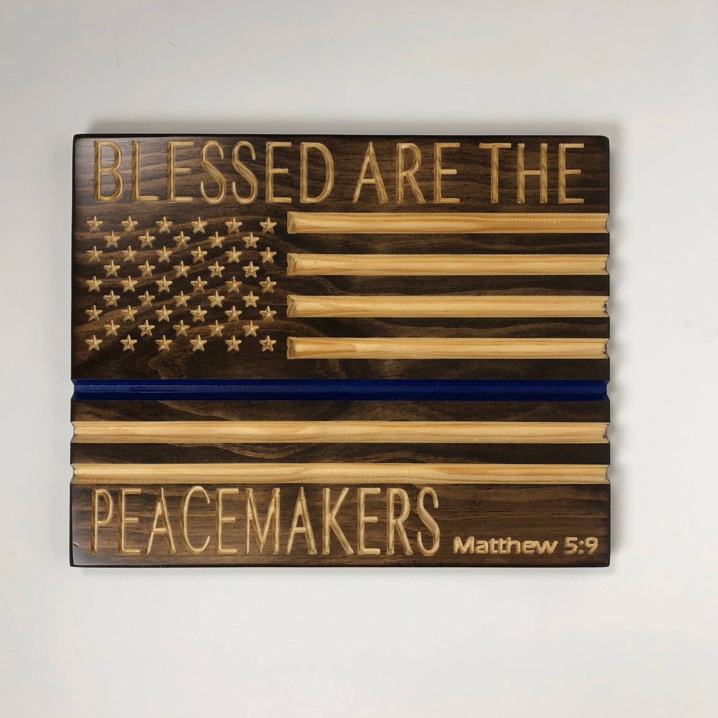 Blessed are the Peacemakers-Thin Blue/Red/Green Line