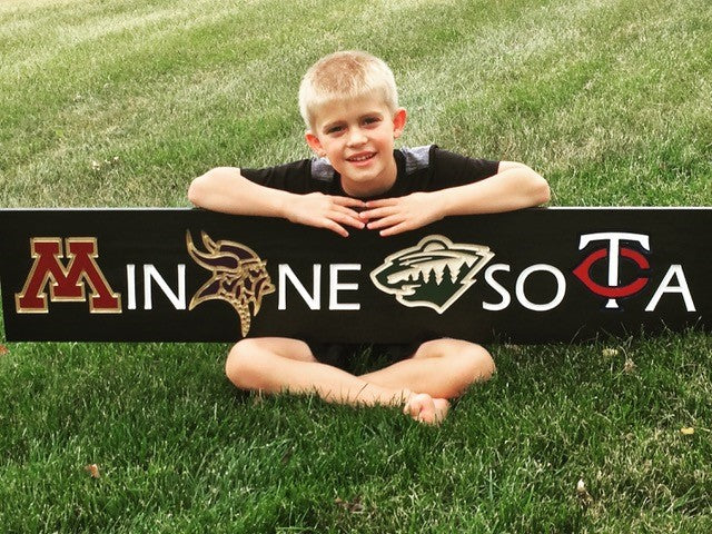 Minnesota Team Sign-Wild Color