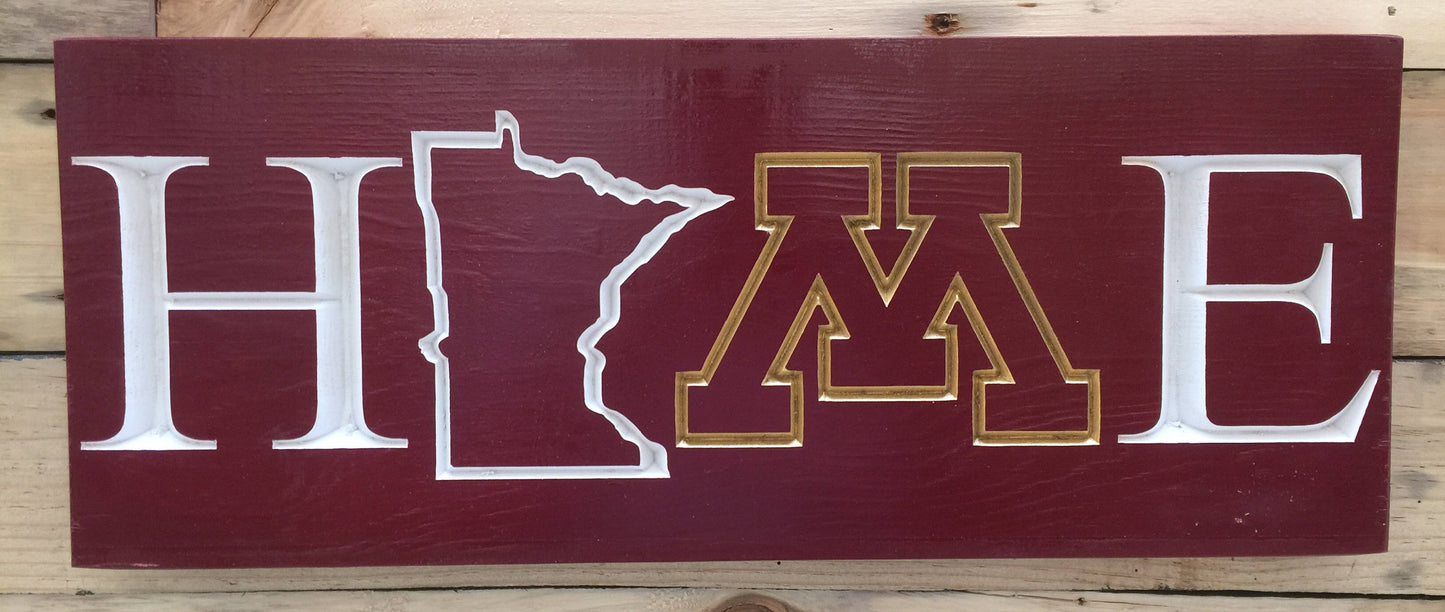 Home Sign-MN Golden Gophers